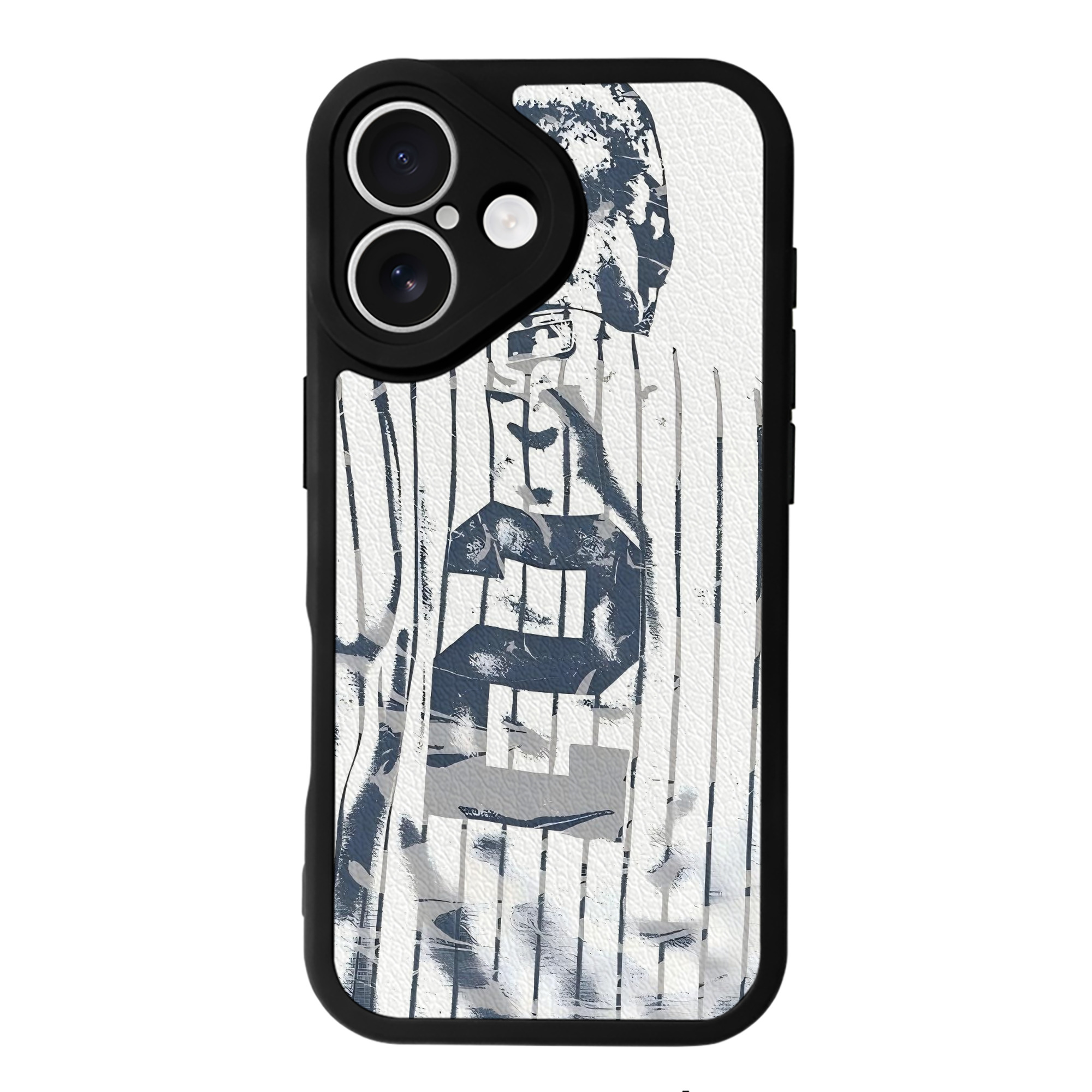 Derek Jeter 30 IPhone 16 Silicone Leather Case – UV Print, Lambskin Texture – Perfect Fit, Wireless Charging Compatible, Scratch Resistant, Precise Cutouts – Stylish Protection For IPhone 16